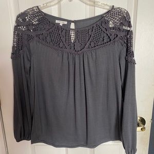 Maurices grey blouse